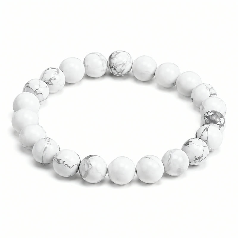 White Howlite Bracelet product display